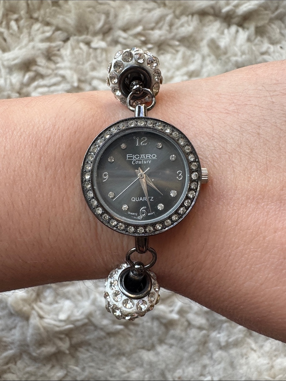 Figaro Beaded Watch